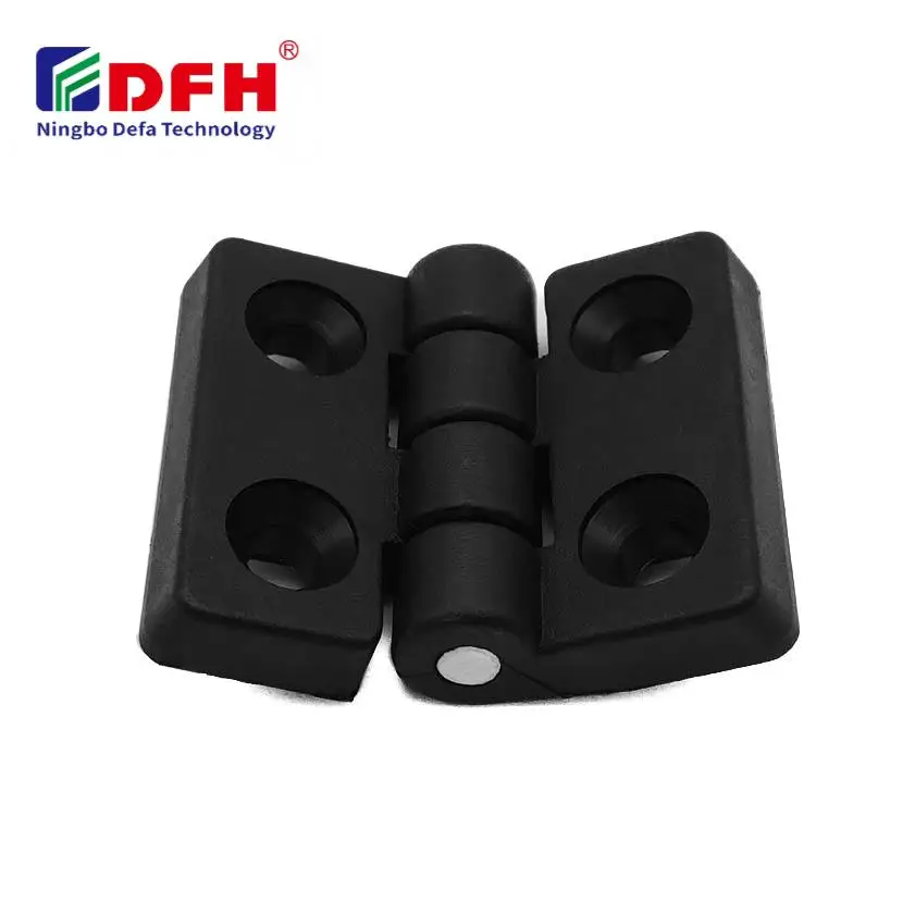 Bisagres industrials ajustables, negres, plegables, de tipus frontissa, per portes, disseny personalitzat, angle d'obertura de 180 graus