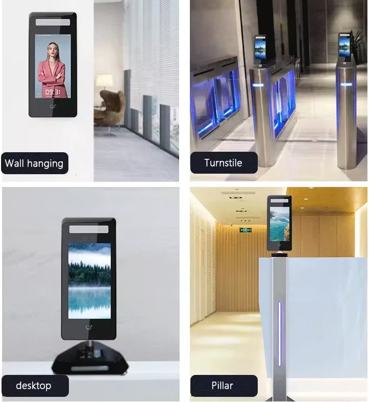 Uface5 RJ45 WiFi Cloud Face Recognition System for Attendance & Access ...