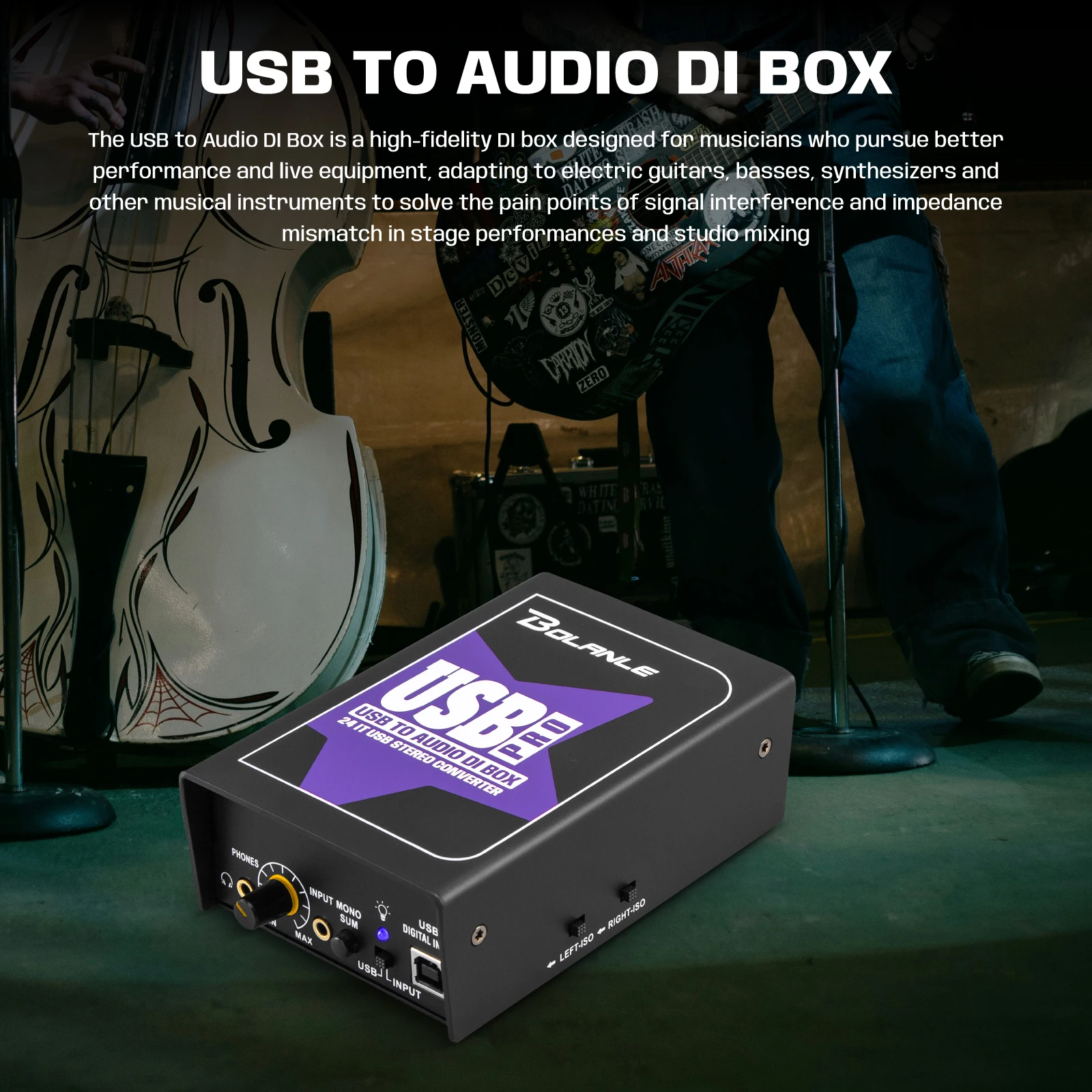 USB PRO DIボックス 24bit/192kHz｜USB→XLR変換 USB PRO DIボックス 24bit/192kHz｜USB→XLR変換｜USB-Pro - Radial