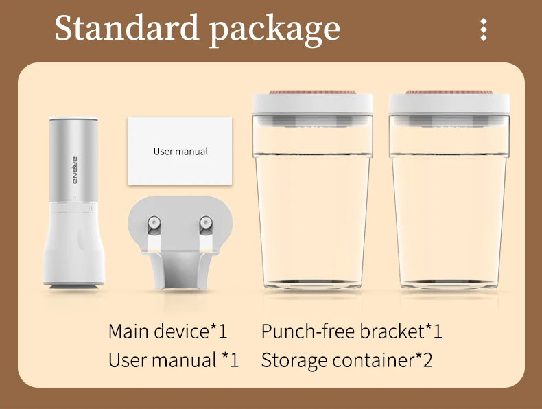 Portable Food Storage  Vacuum Containers,easy to Use,perfect for Vegetable, Fruit, Coffee Beans factory
