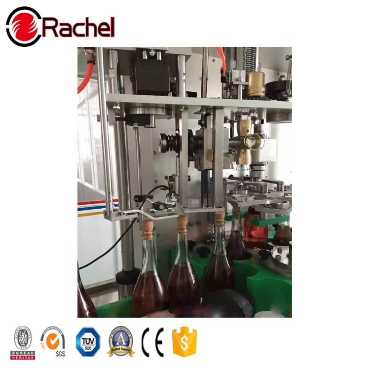 Wire Hood Application Machine for Sparkling Wine and Champagne