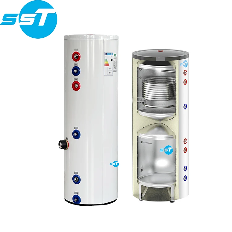 SST factory manufacture 50L 100L varmtvandsbeholder specielt design til varmepumper heat pump hot water tank