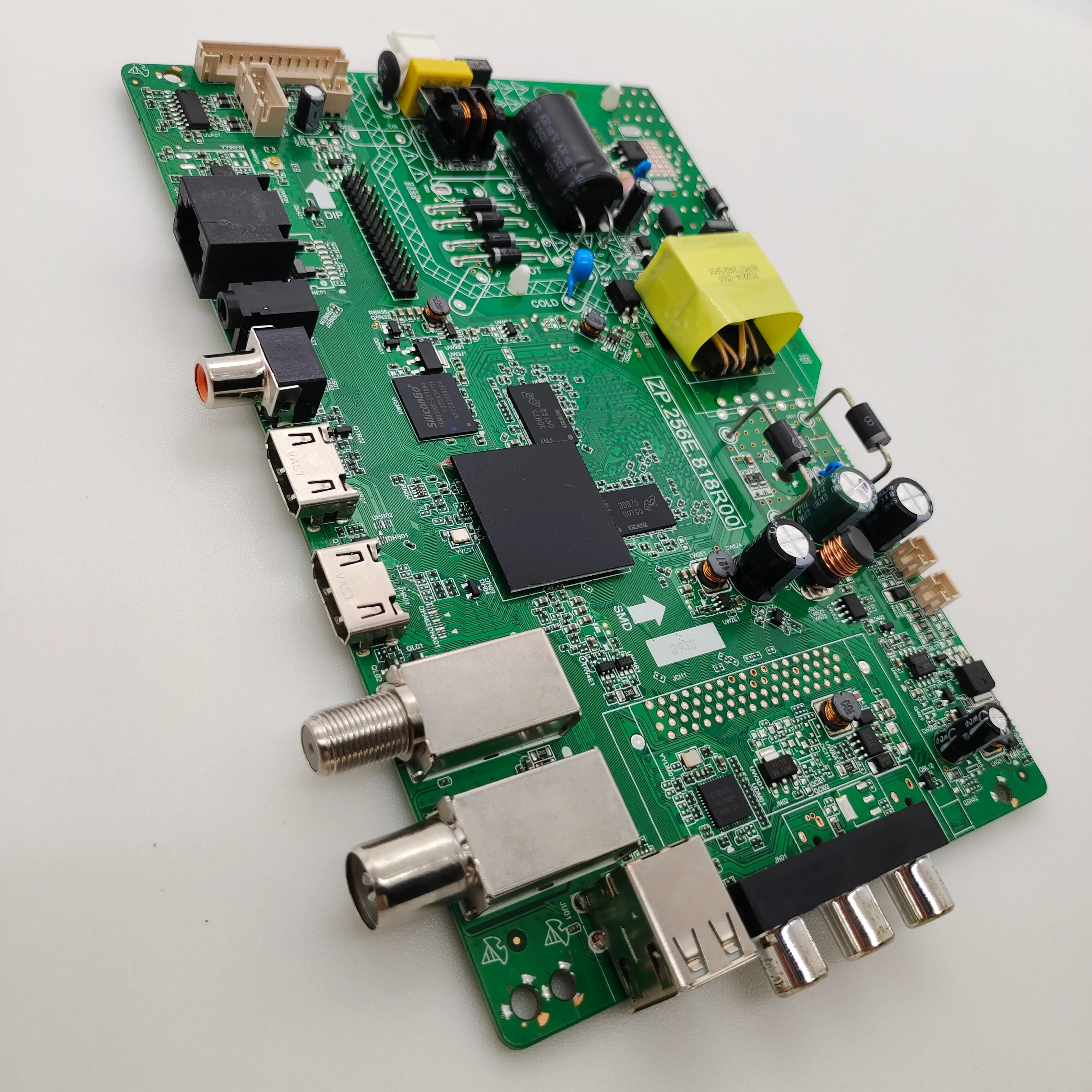 25W Universal LED TV Motherboard for Flat Panel TVs, Supports DVB