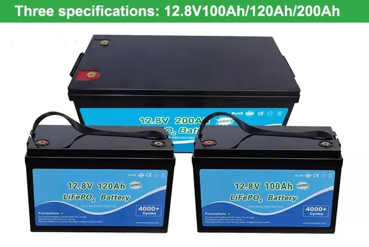 12 Volt 100 Ah Battery Lifepo4 12v 100ah Lithium Ion Batteries 12.8v ...