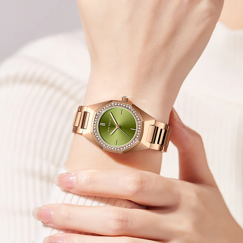 MINI FOCUS 0433 - Minimalist Watch for Women with Diamonds