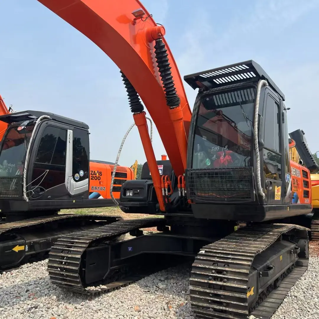 原装日本20吨二手日立Zx200挖掘机出售日立200履带工程机械价格