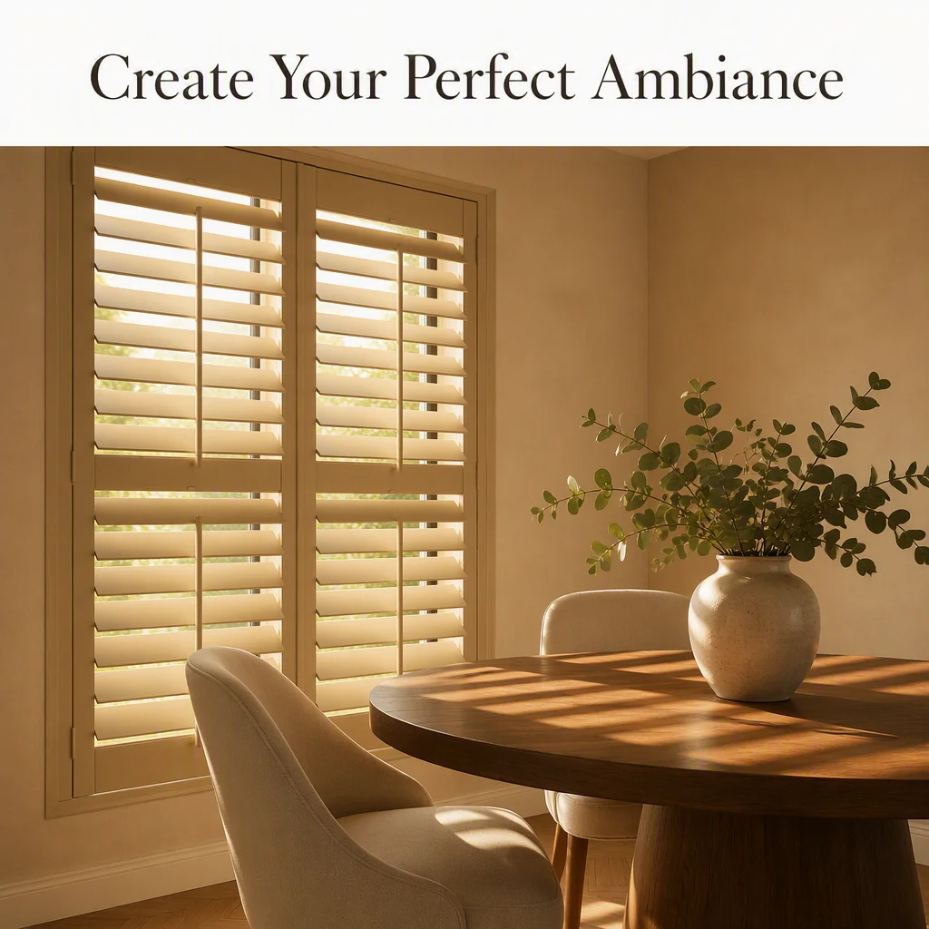 Huasheng Factory Custom Plantation Shutter Solid Wood Paulownia 63mm Stained Color Louvre Tilt Rod Dining Room Window Every Day