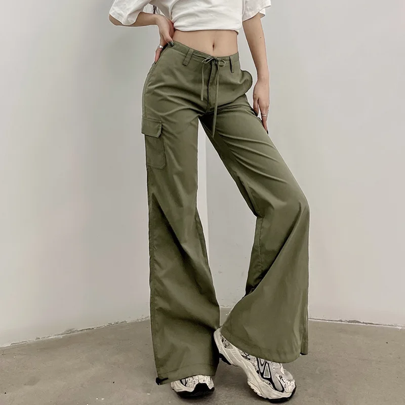 FOREVER 21 Women Olive Green Cargo Trousers