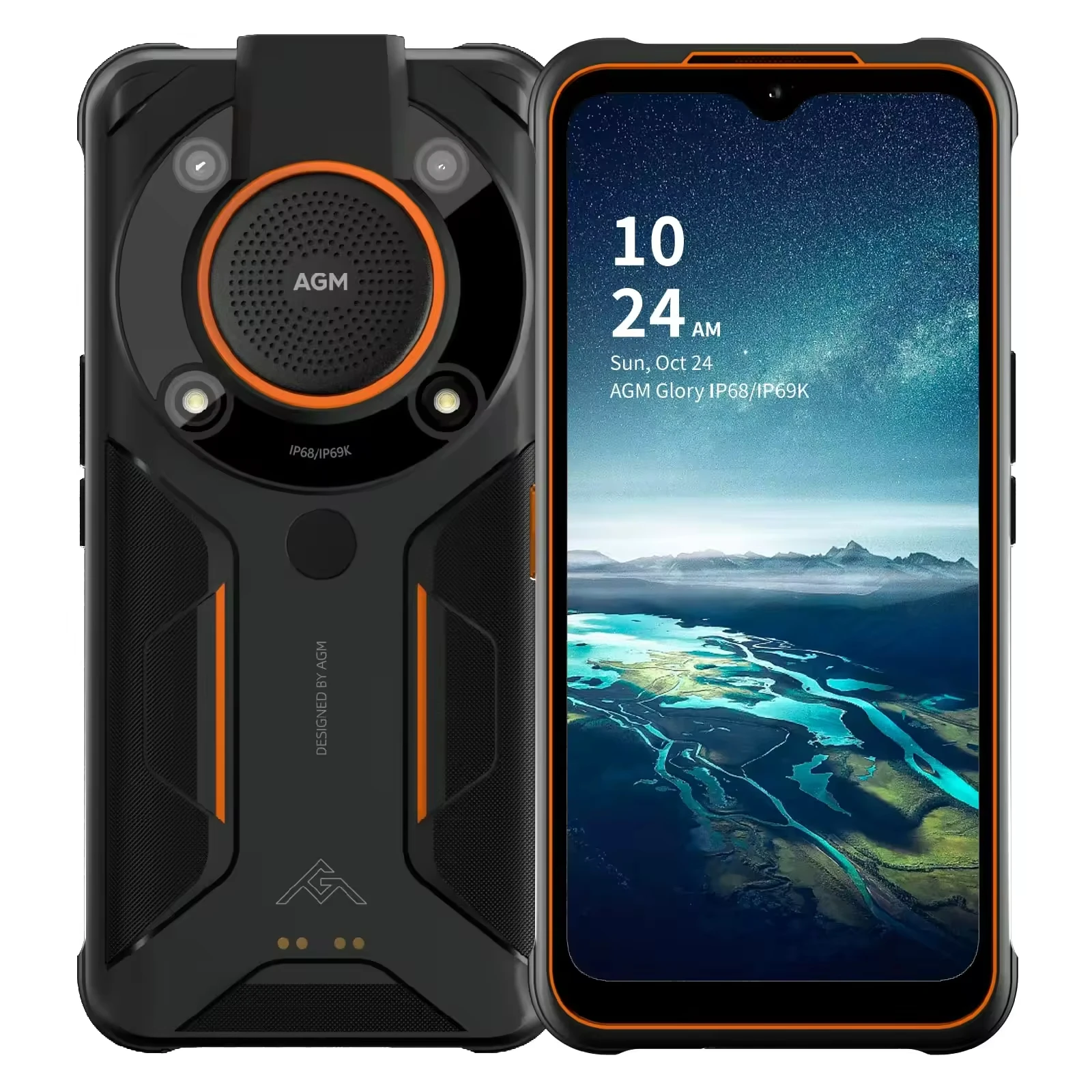 AGM Glory SE Inch 6200mAh 5G Rugged Smartphone Night Thermal Imaging  8GB+128GB Waterproof 120Hz Octa Core IP68 GSM/LTE