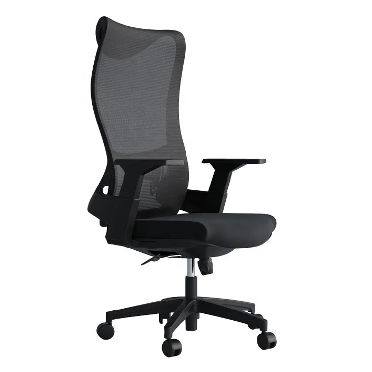 Fashionable Highback Mesh Office Chair With BIFMA 2.5mm Gas Lift Ergonomic Executive Office Chair With High-Density Sponge