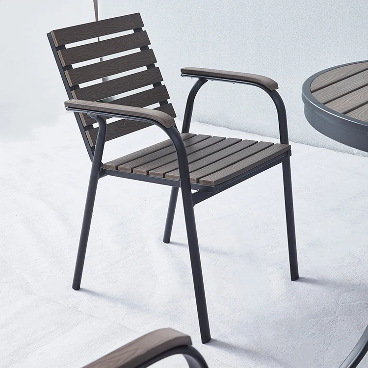 Современный круглый садовый набор мебели железные качели из ротанга уличный стол и стул с зонтиком для ресторана