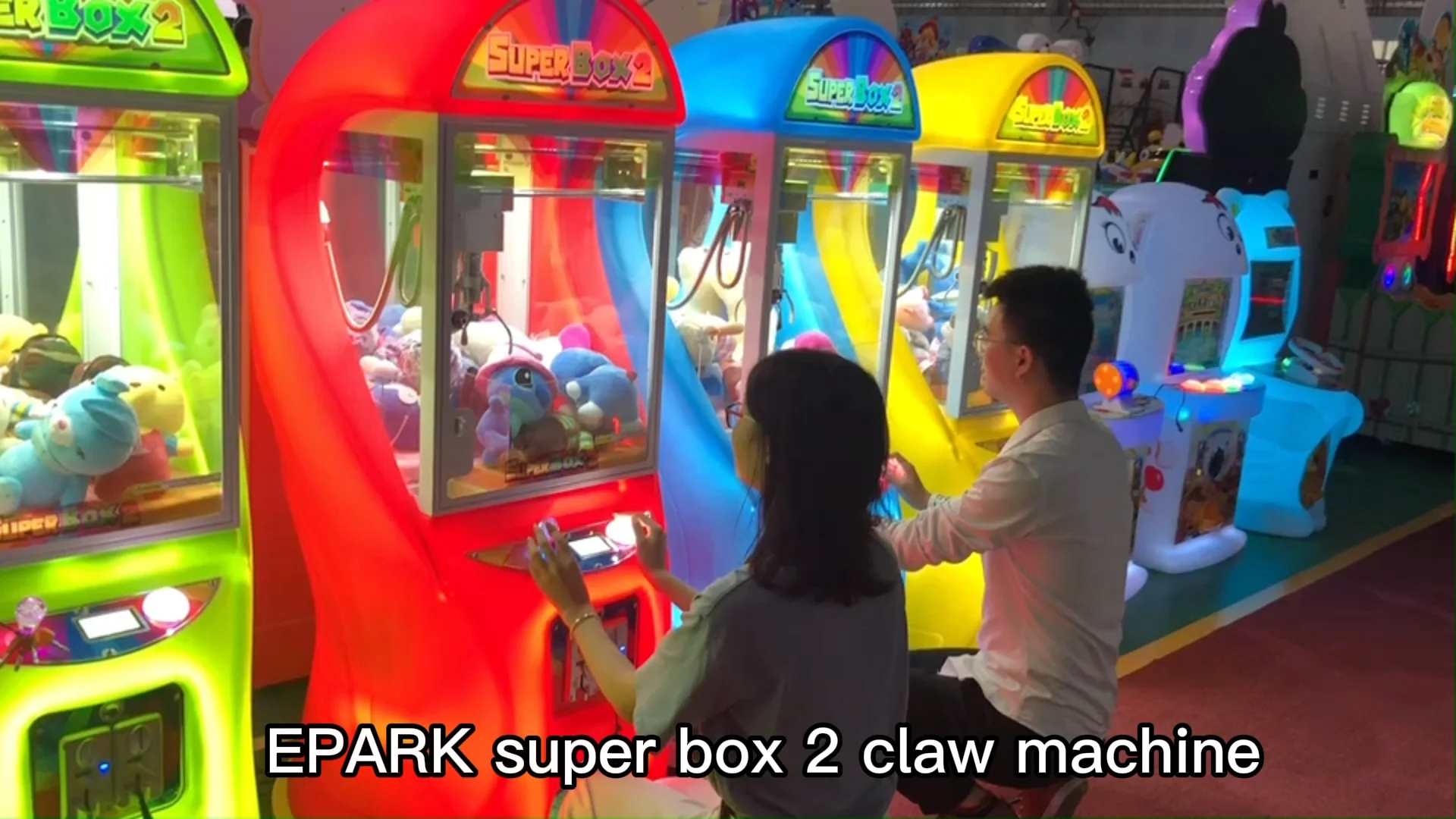 Super Box 2 Claw Machine - Coin Operated Arcade Game