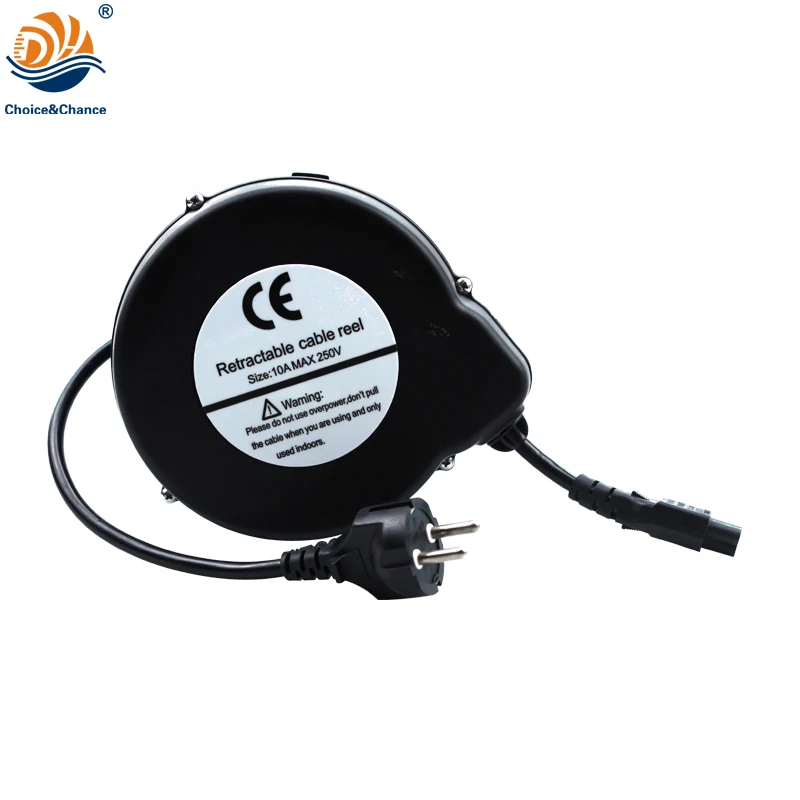 Cable reel Medical Grade Power Cord Reel power extension cable cable  retractor reel european standard ac power cord