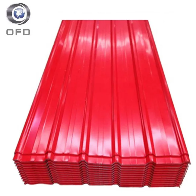 SGCC горячеоцинкованный гофрированный оцинкованный стальной кровельный лист