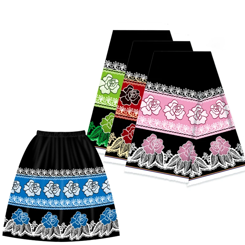 Henry Micronesia Accept Small Order Print Polyester Girls Clothing Fashion Dress Skirt Fabrics for Garment Sell by the Yard