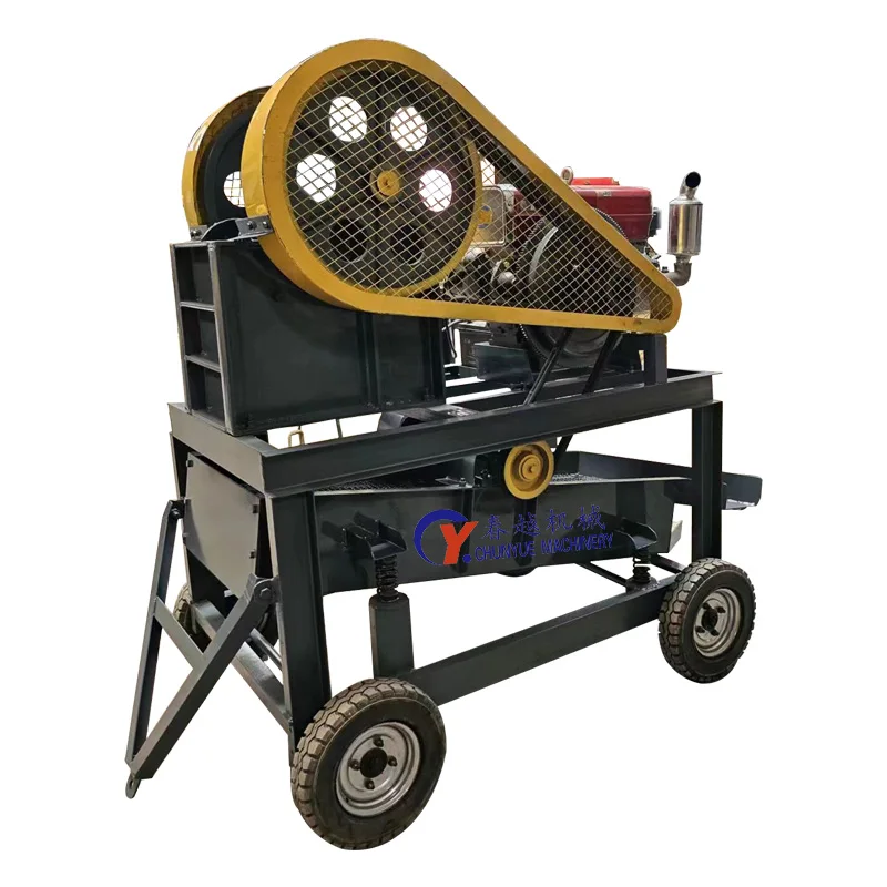 Mini Mobile diesel Crusher and Vibrating Screen for Gravel Concrete Crusher Machines Stone Crusher Machine Price in India