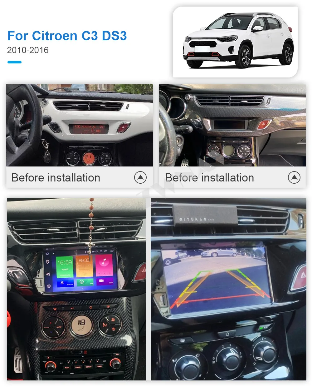 android 10 player for citroen c3