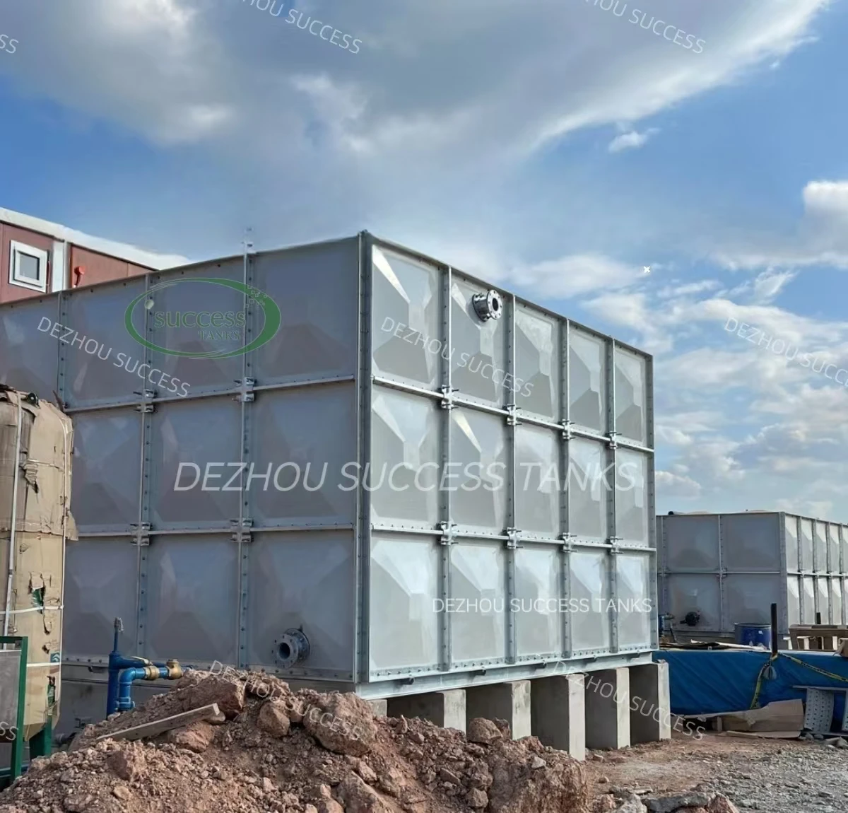 Rectangular Square FRP GRP Water Tank Specification 5000 50000