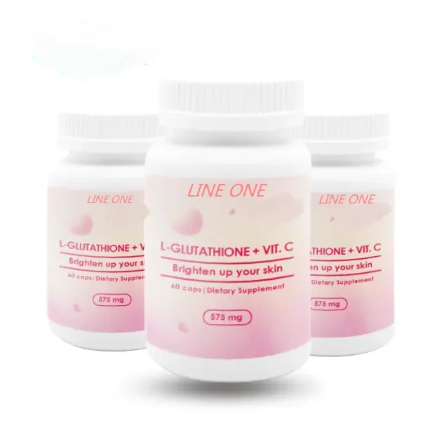 LINE ONE  skin whitening and fairness supplement gluta pills capsules manufacture