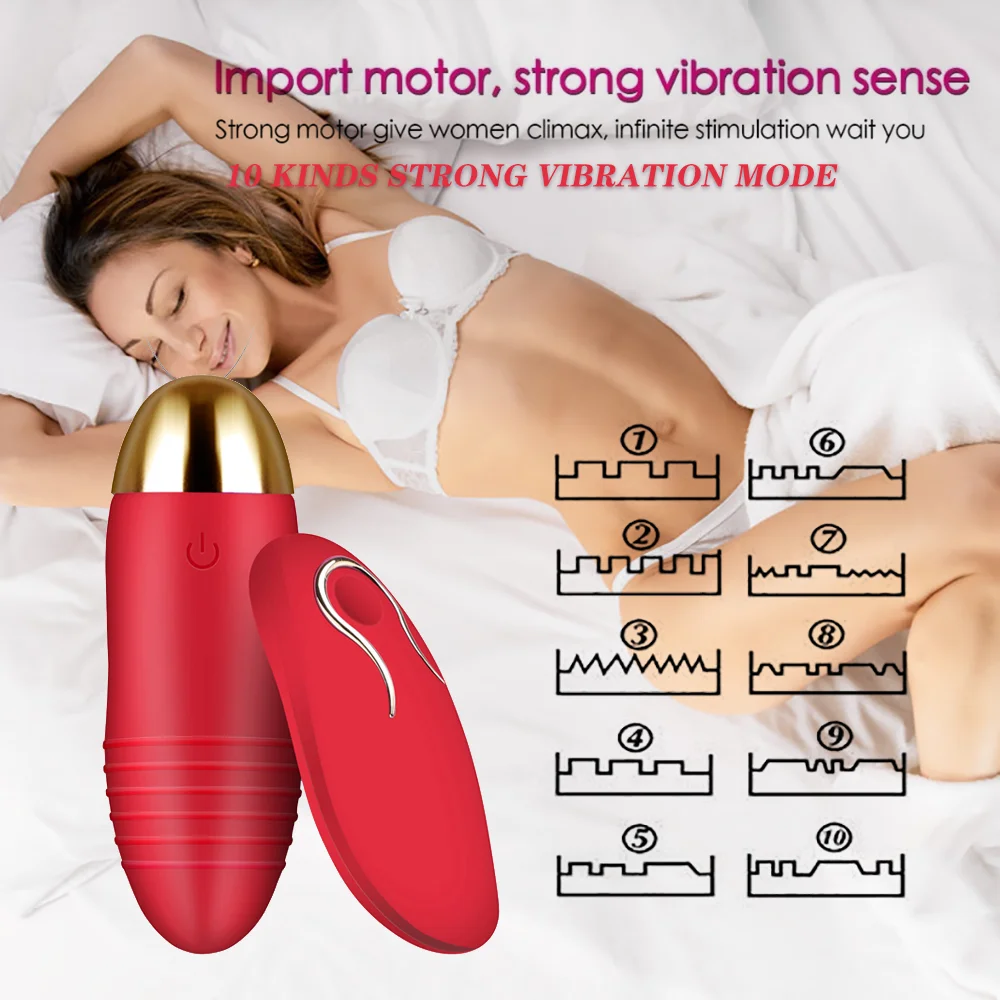 Best Selling Sex Toys Silent Waterproof 10 Speed Jump Egg Wireless Remote Control Women Electric Vibrator