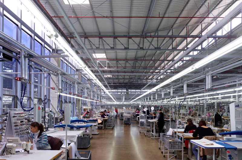 Промышленный текстиль. Кожгалантерейная фабрика. Textile Factory Turkey. Trate AG Factory.