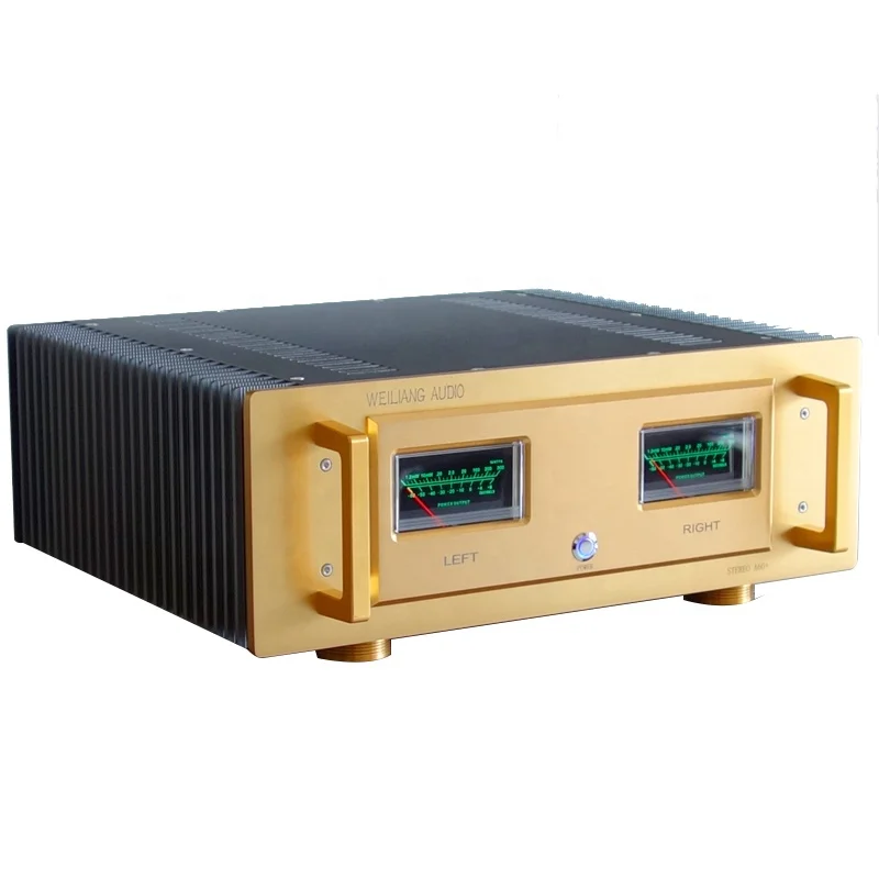 Telaio Amplificatore HiFi In Alluminio Fai Da Te – 430x308x92 Mm – Maniglie Grigie