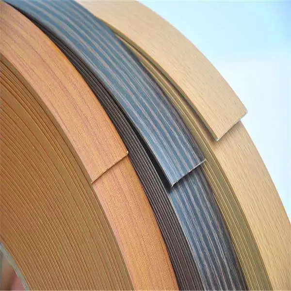 Rongxin High Gloss Pvc Edge Banding Strip Melamine Wood Grain Edge