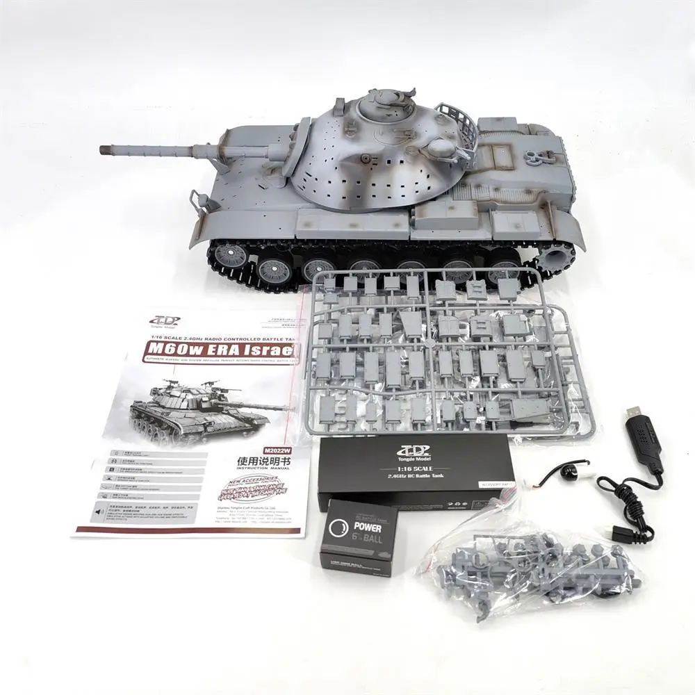 1/16 M60W RC Tanks Remote Control Infrared Battle Tanks ERA Remote  Control Toys Simulation Vehicle for Boys Children
