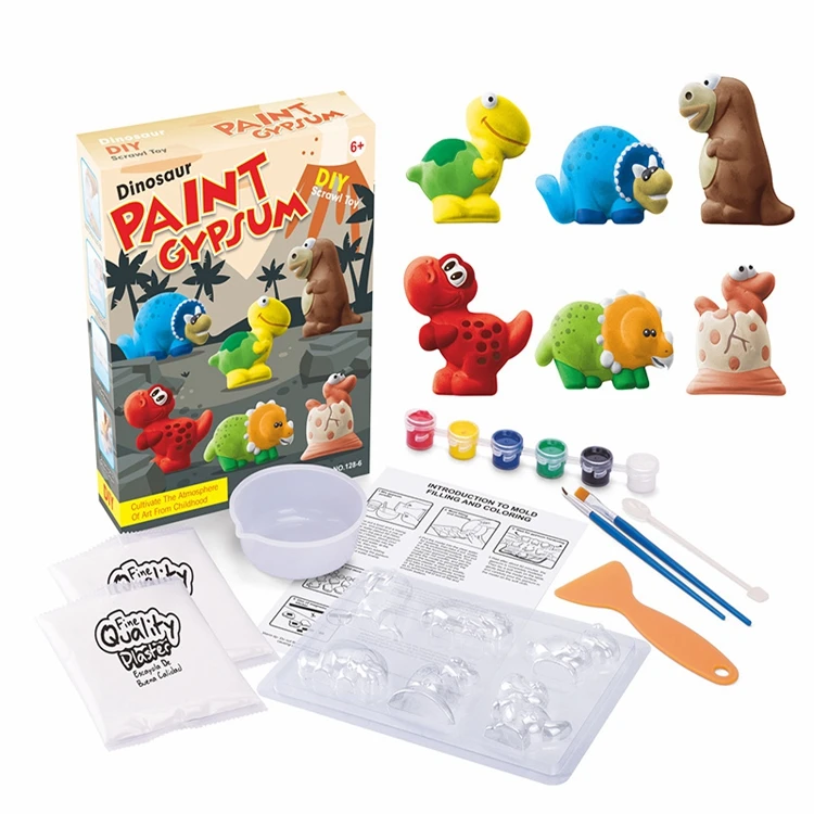 Best Selling Diy Gypsum Painting Set Kids Educational Crafts And Arts