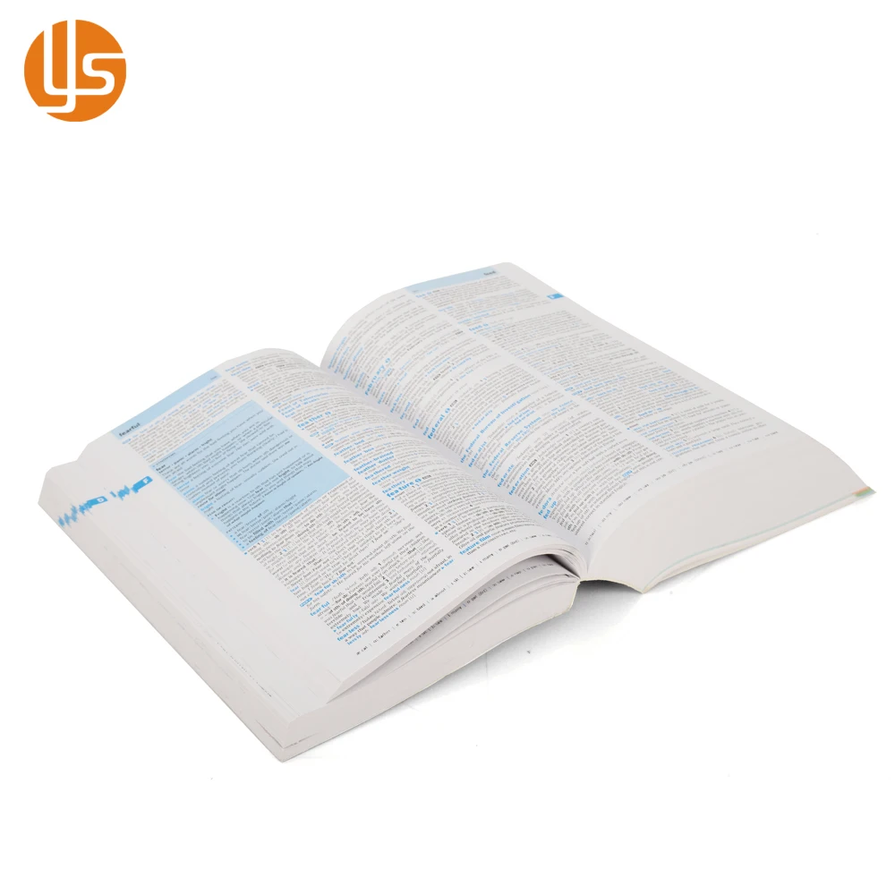 OEM Factory Professional Custom Printing High Quality Softcover Reference Books