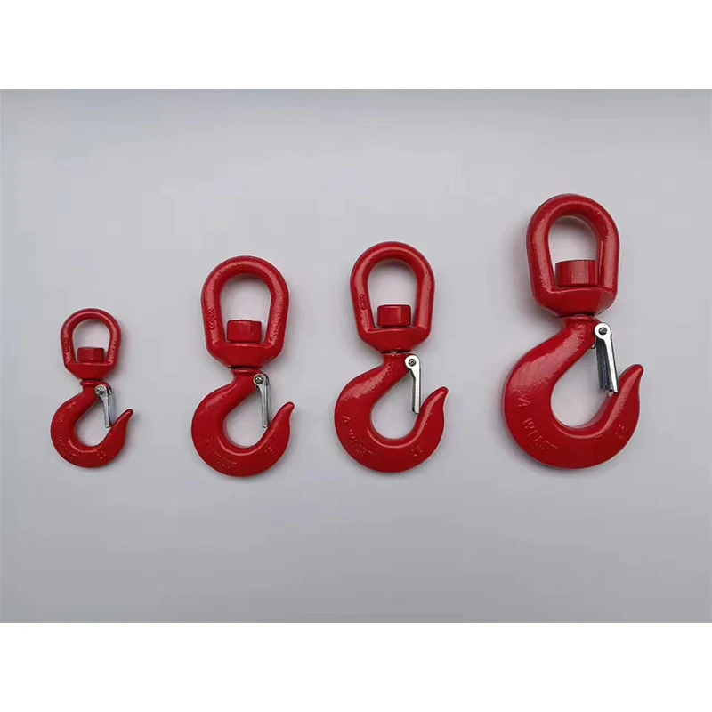 Crane Swivel Hook With Safety Latch Working Load 0.75tons To 15tons 