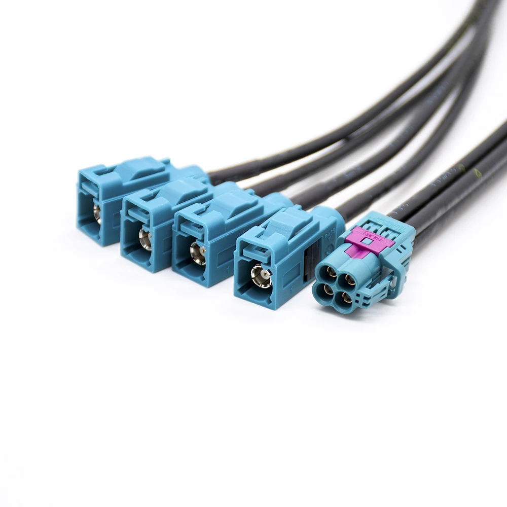 Hsd Fakra Cable Mini Fakra 4pin Female To Fakra Female Mini 4-in-1 ...