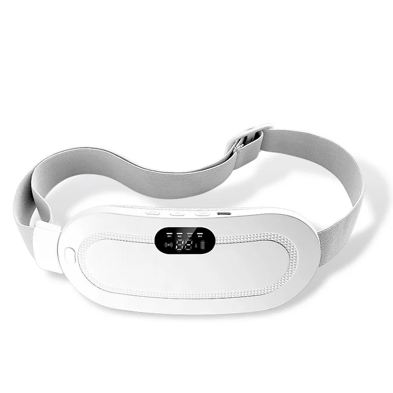 New Arrival Menstrual Heating Pad Portable Cordless Period Pain Relief Body Belt Hot Compress Cramps Vibration Massage Product