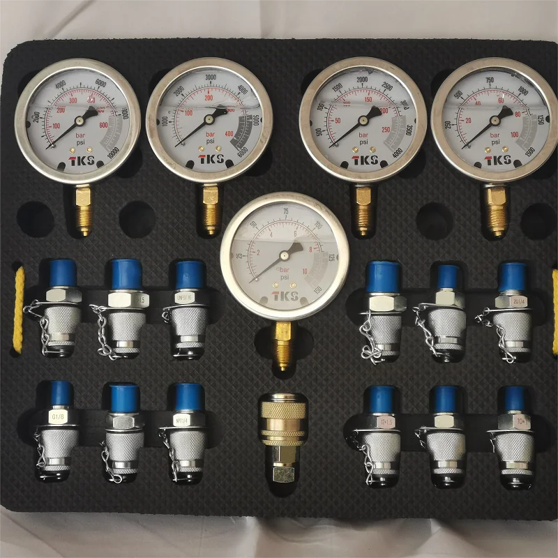 Pressure Gauge Measuring Instruments Testing Tool Hydraulic Pressure 5 ...