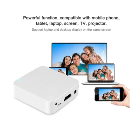 Hot Selling MiraScreen X7 Projector Computer Wifi Player Car Phone Screen Mirroring Car with Screen Device AV+HDMI Dual Interface
