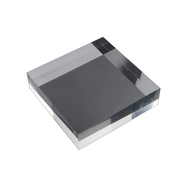 Clear Acrylic Blocks Customized clear Acrylic Base Transparent Display Stands Acrylic Bricks