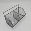 Two black two-compartment adhesive stickers