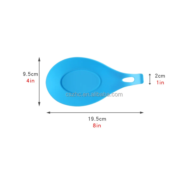 product wholesale customized silicone kitchen utensil rest ladle spoon holder for stove top-1