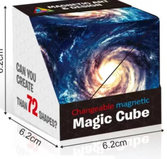 Hot Endless Foldable 3d Magic Cube Rare Earth Magic Fidget