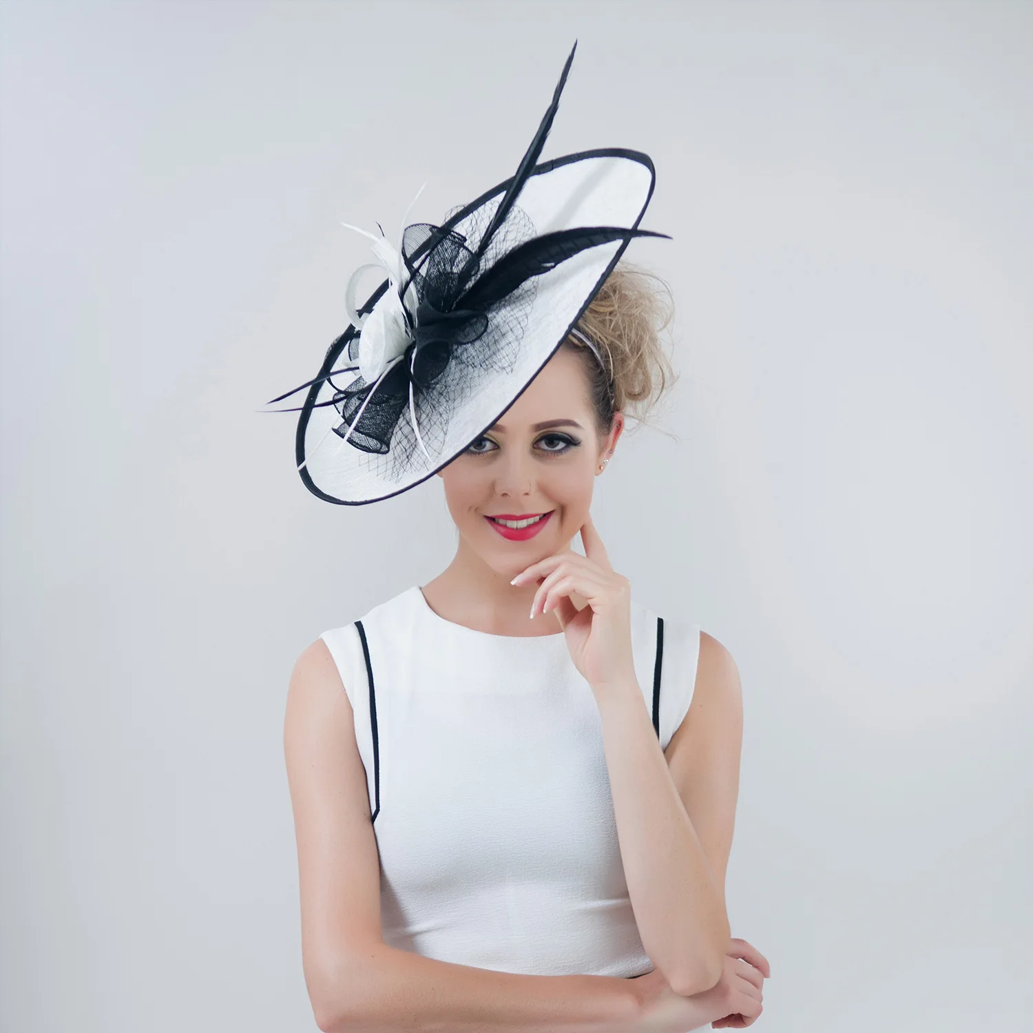 Dafunna Donne Cappello Tesa Larga Pieghevole Organza Cappello Di Estate - Foto 5