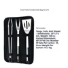 Small tube handle cloth bag set of 3