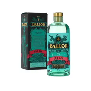 Top Quality Gin Ballor Bonollo 0,70 Lt 6 Bottles per Box