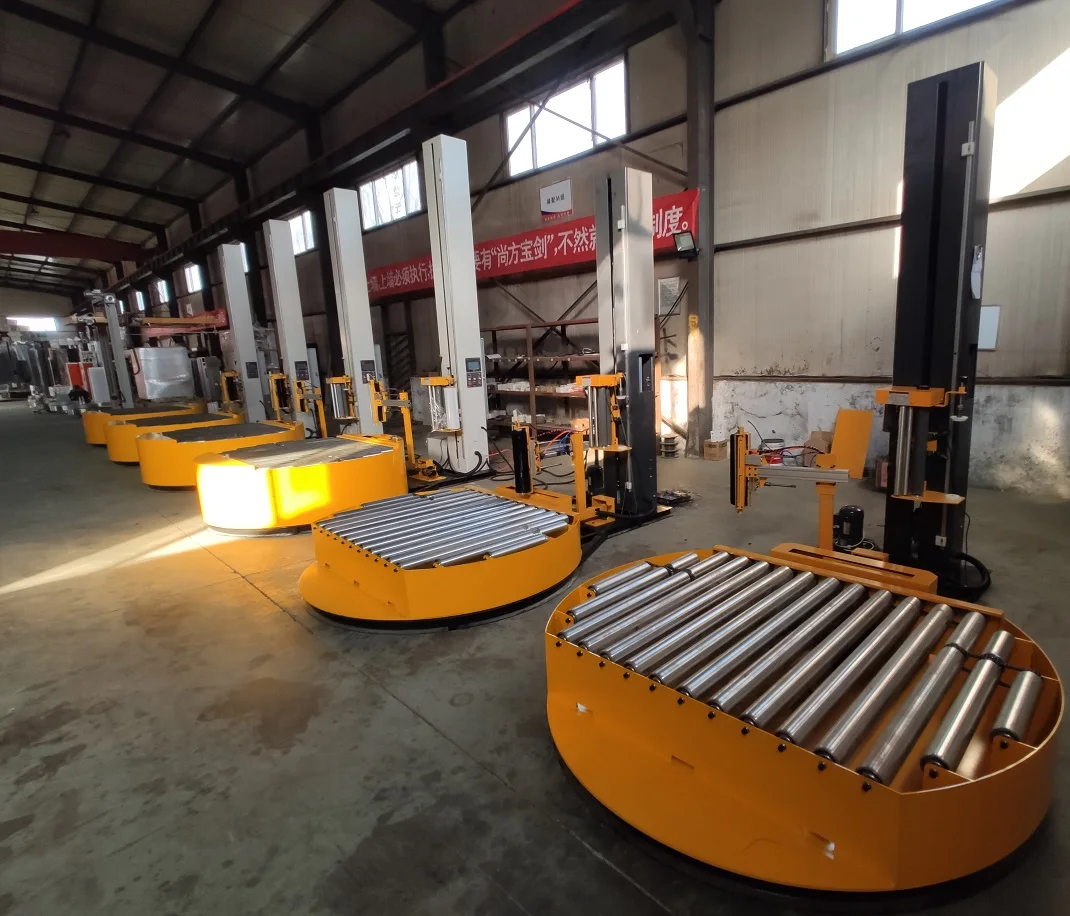 TP2000FZ  Fully Automatic Online Pallet Stretch Wrapping Machine