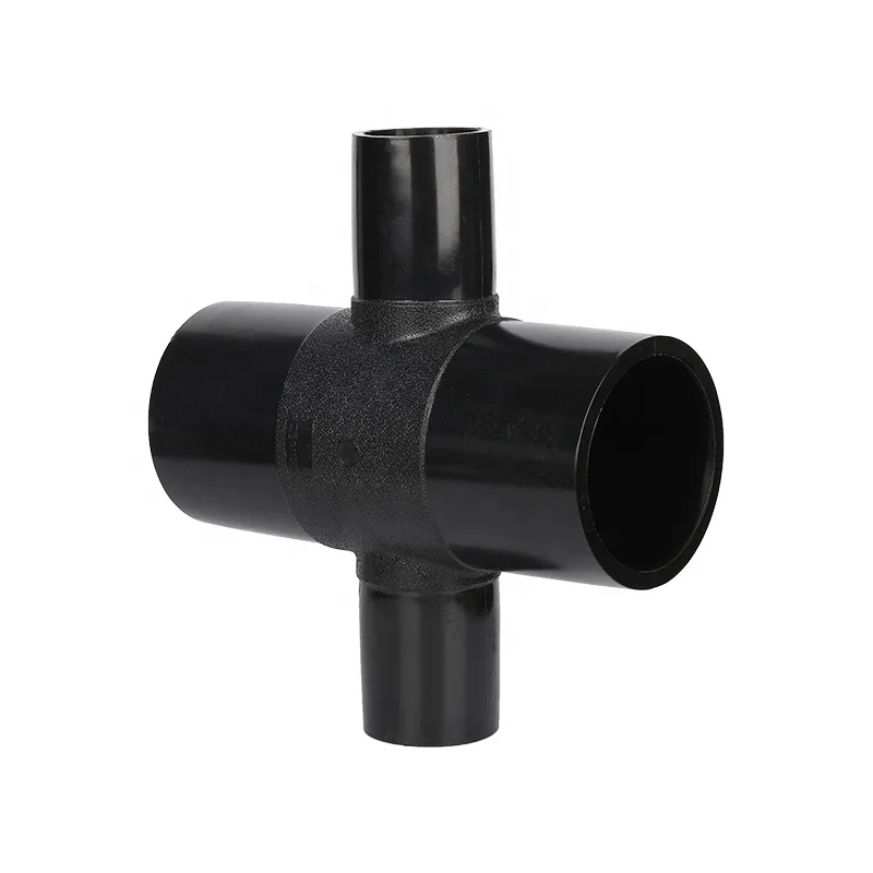 Cost-effective Butt Fusion Pe100 Material Reducing Cross Tee Hdpe Pipe ...