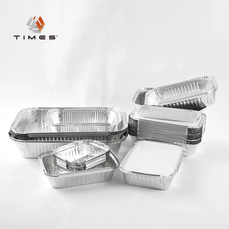 220ml Recyclable Disposable Aluminum Tray with Lid