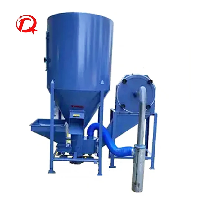 Feed Factory Cattle Feed Grinder Mixer Machine Poultry Feed Crushing