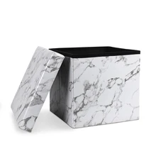 2021 Folding Ottoman Storage Footrest Factory Wholesale Modern Customized Ottoman Pouf