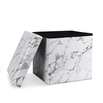 2021 Folding Ottoman Storage Footrest Factory Wholesale Modern Customized Ottoman Pouf