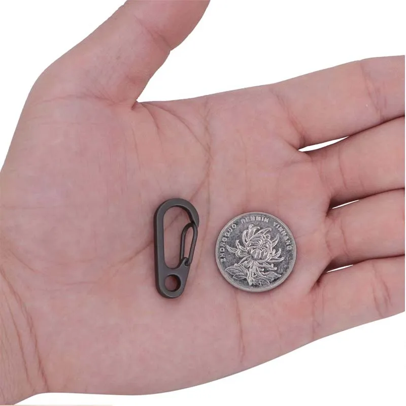 SF Alloy Backpack Spring Keychains Fashion Mini Carabiner Small Carabiner