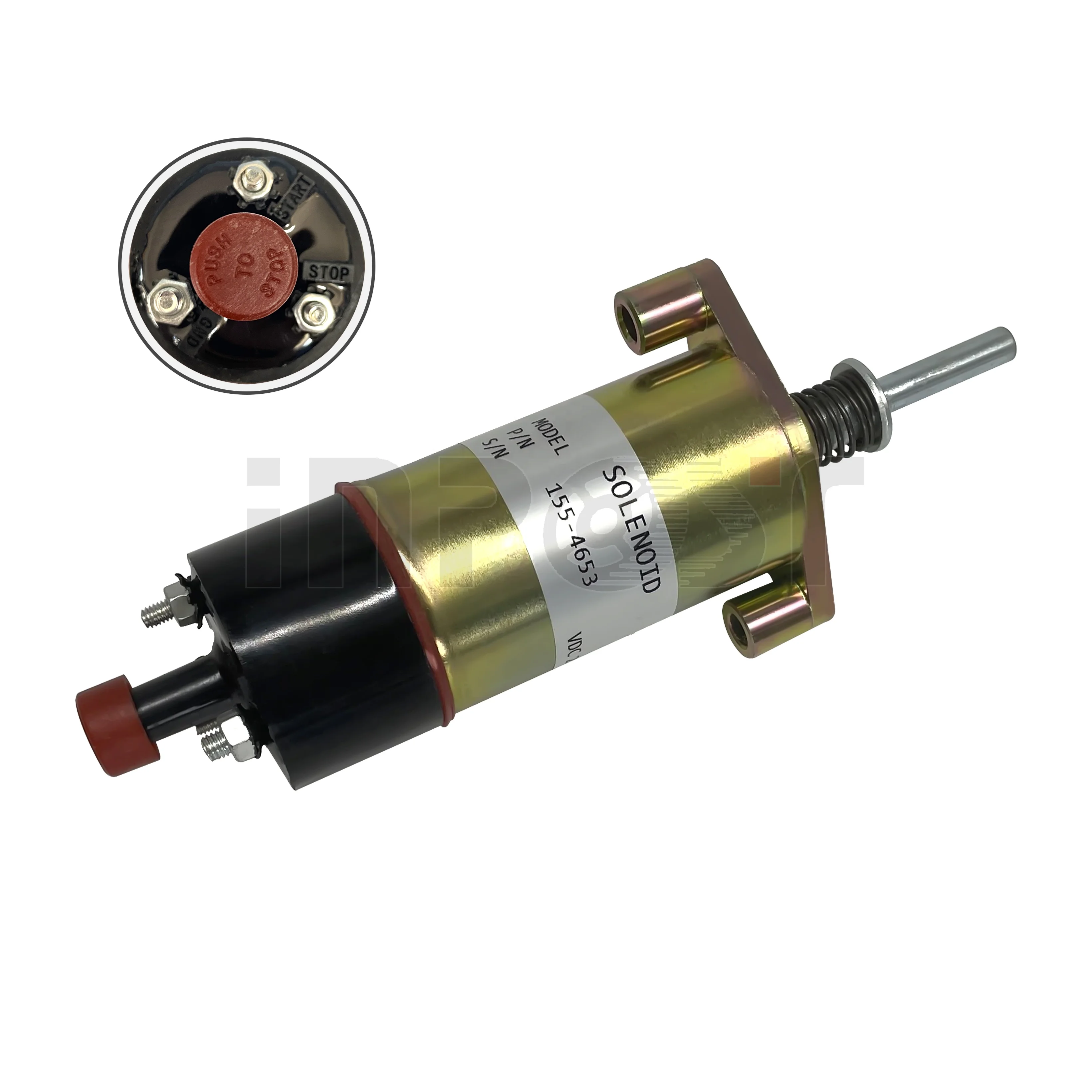 その他 ND 24V Diesel Engine Stop Solenoid 1554653 for Caterp-illar